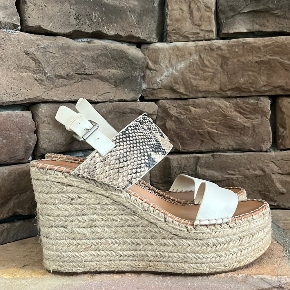 Dolce Vita Snake Print Platform Espadrille / SZ 10